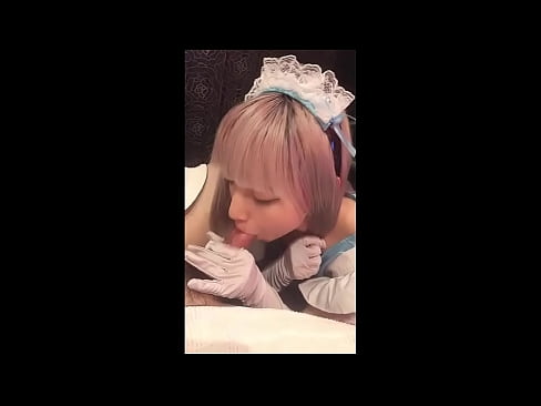 ❤️ Ídolo japonês [mayuka], roupa de empregada francesa, parte 1, broche e masturbação com loção ❤ Porno vk em nós